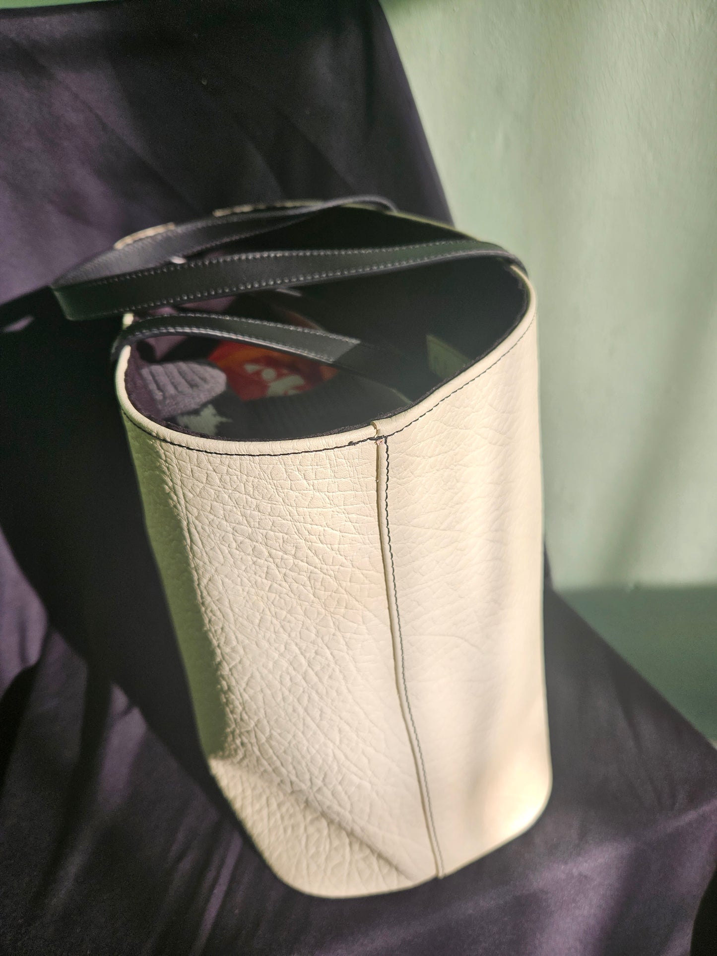 Personalised Made to order Tote Bag 100% Nappa Leather
