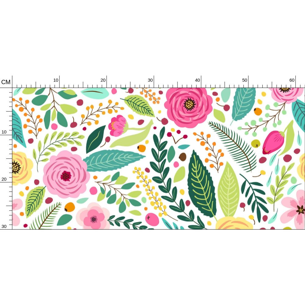 Accurate wallpaper scale guide for interior designers and renovators to plan nursery or living room installations