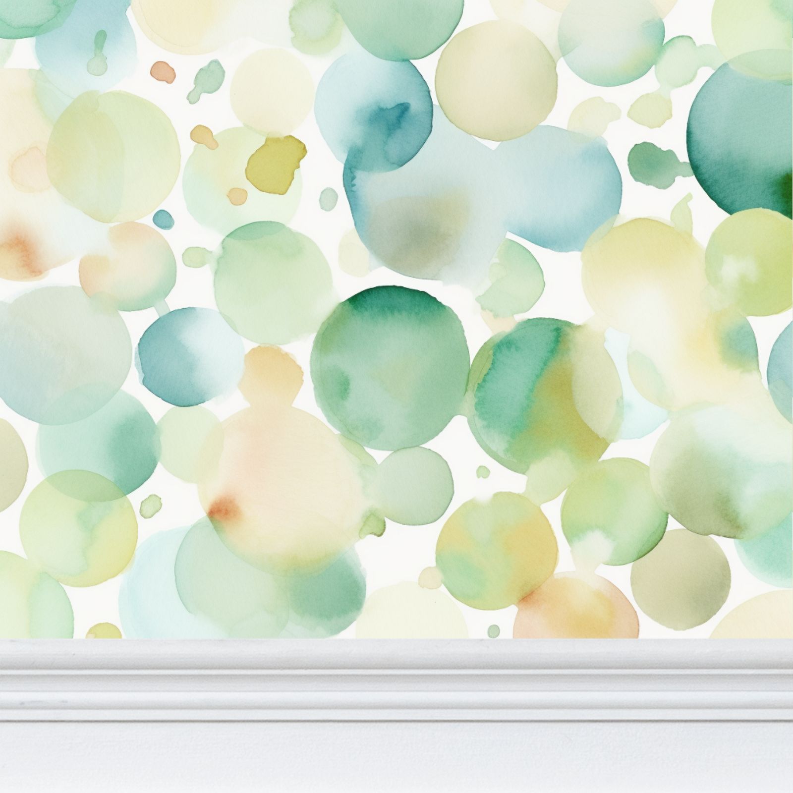 Hand painted effect abstract Repeat Pattern Wallpaper