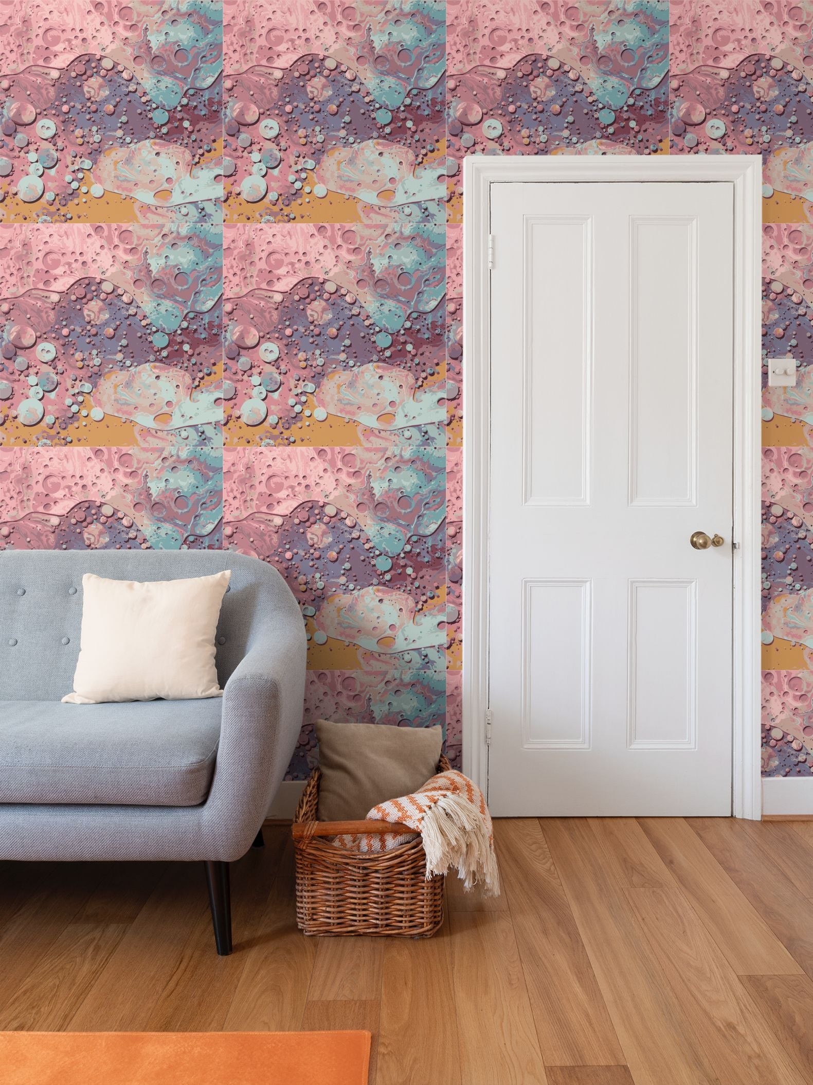 Abstract Repeat Pattern Wallpaper