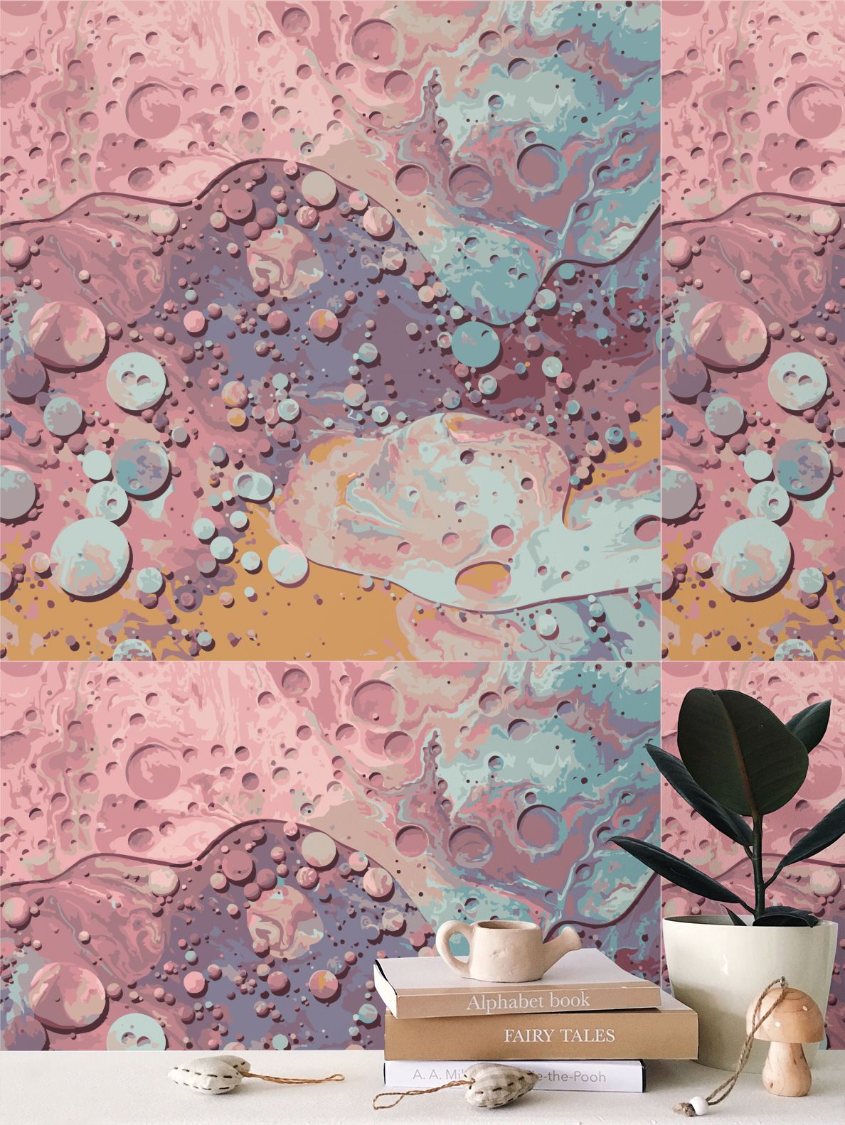 Abstract Repeat Pattern Wallpaper